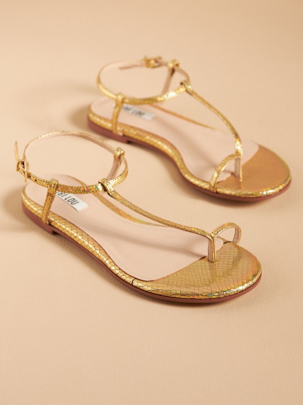 NWT Bibi Lou Toe Loop Flats